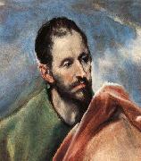 GRECO, El Study of a Man oil painting on canvas